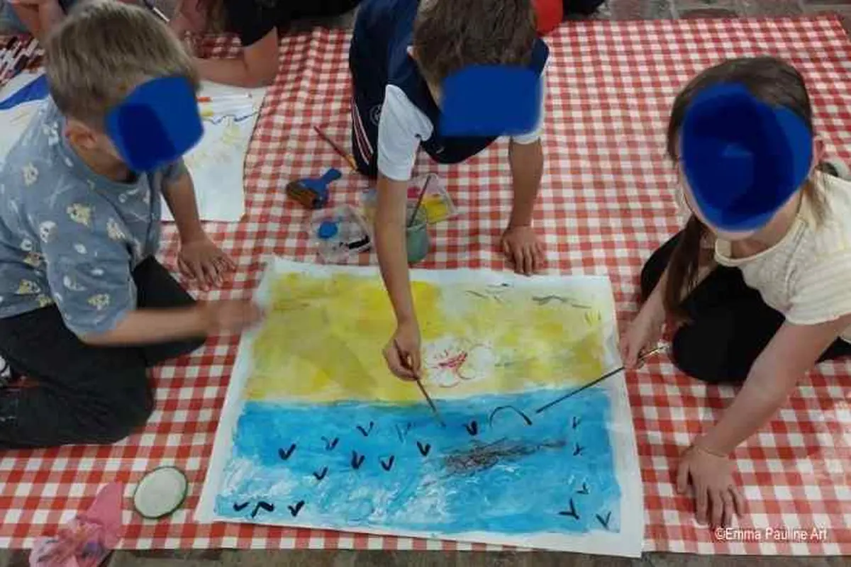 Pour enfant - Atelier d'expression libre en art plastique Éveillez vos sens, libérez vos couleurs