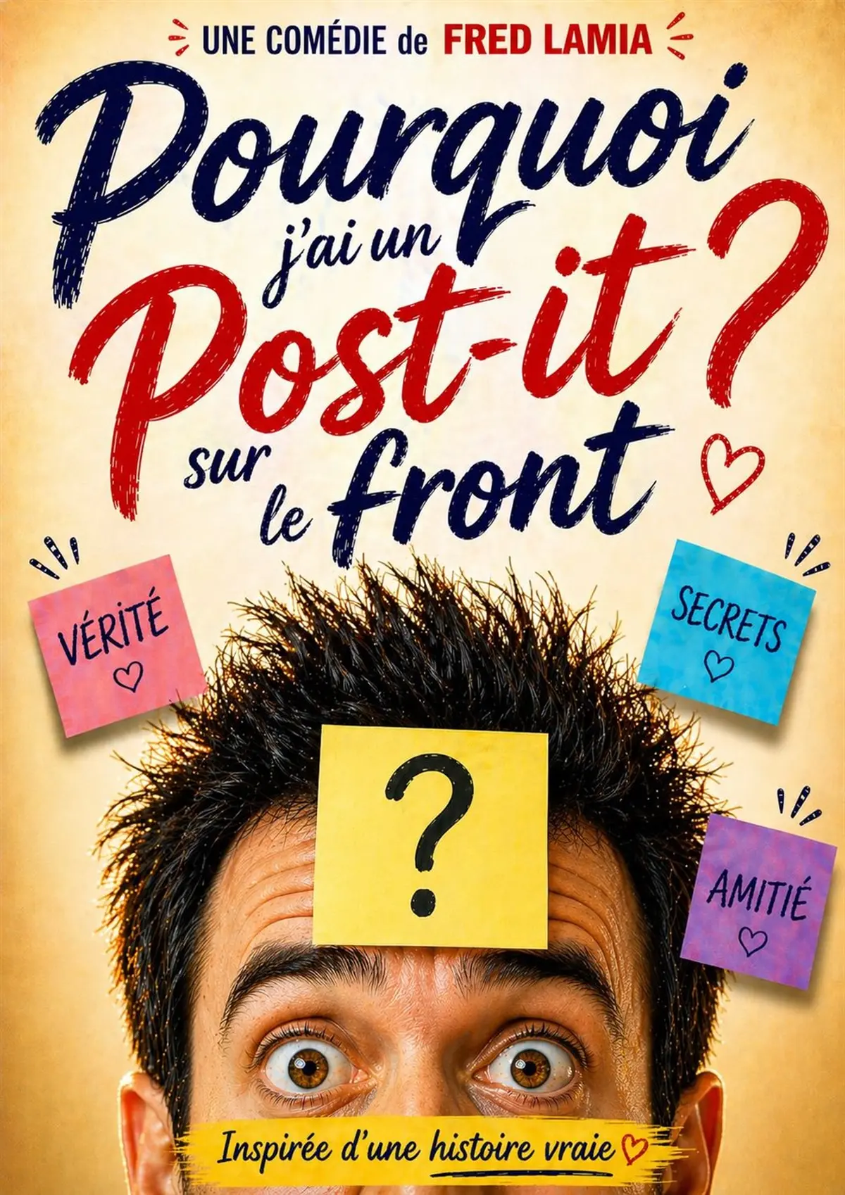Pourquoi j'ai un post-it sur le front ?