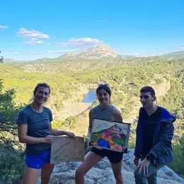 Pratique artistique en plein air à la manière de Cezanne