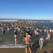 Premier bain de l'année