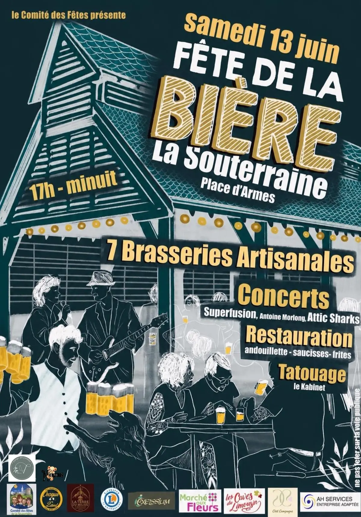 Première fête de la bière à La Souterraine