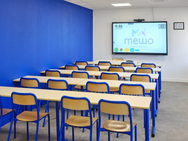 Des salles de classe rénovées sur le campus Mewo à Mulhouse
