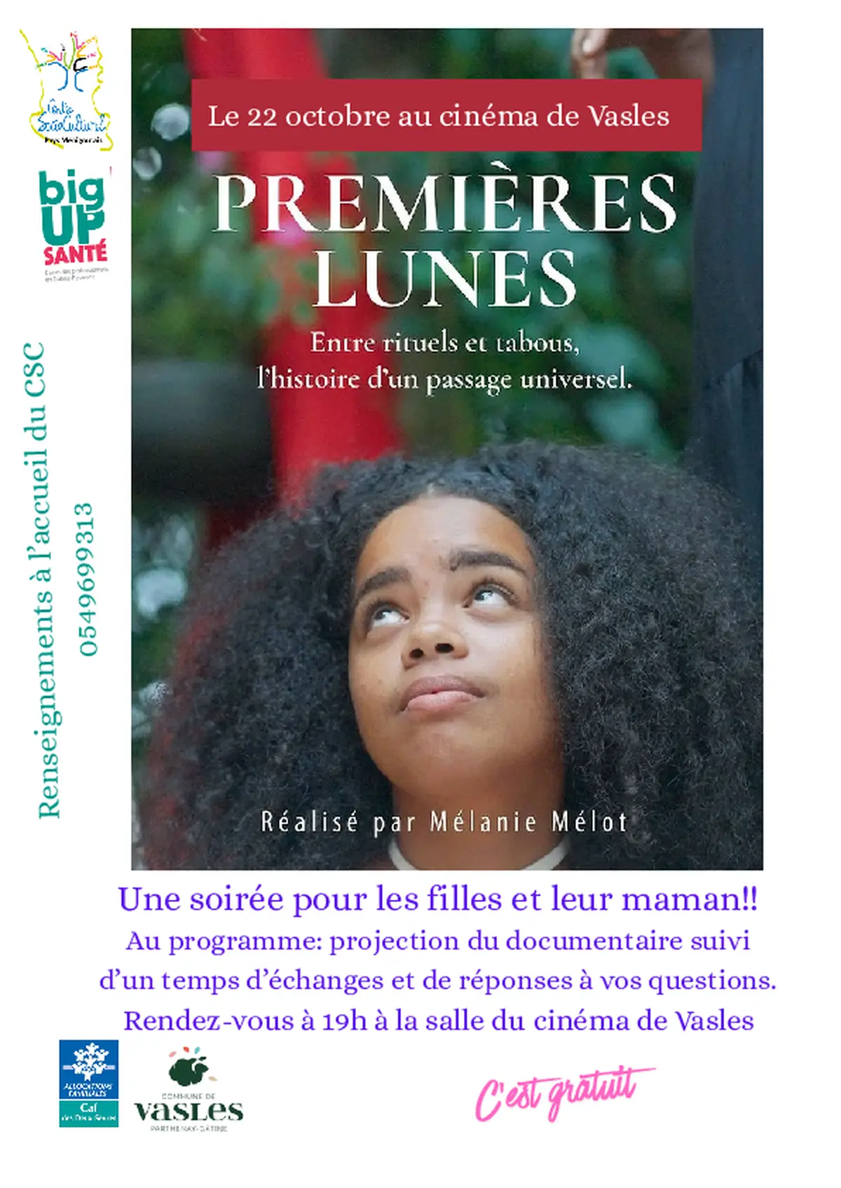 Première lune : Soirée pour les filles et leur maman