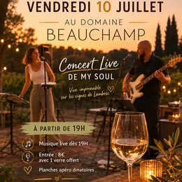 Première soirée au Domaine Beauchamp