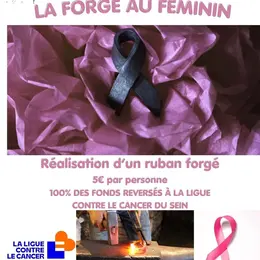 Près de Belfort, vous pourrez forger votre propre ruban rose pour 5 €