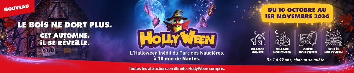 Près de Nantes, le Parc des Naudières lance HollyWeen, son tout premier Halloween
