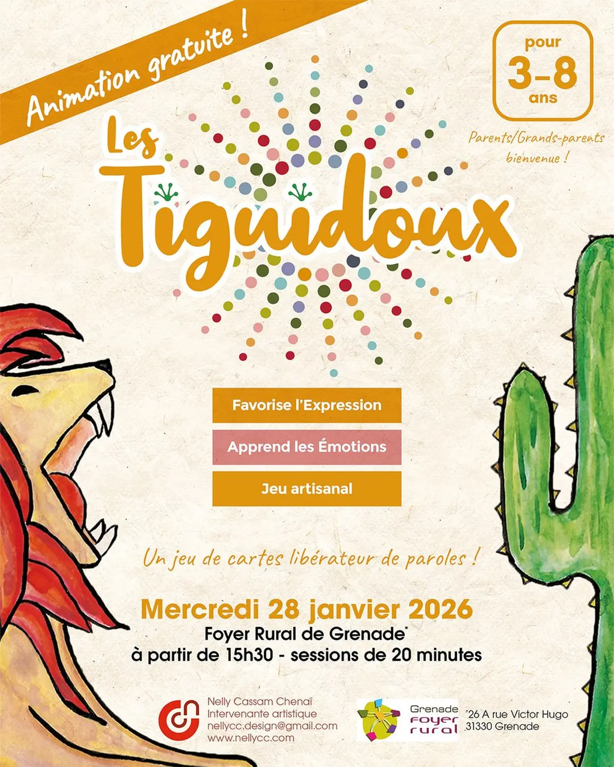 Présentation Du Jeu Les Tiguidoux Par La Créatrice