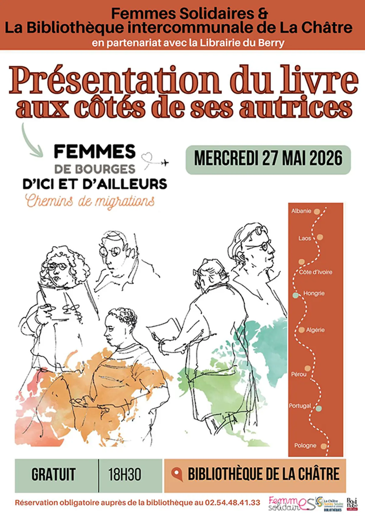 Présentation du livre aux côtés de des autrices : Femmes de Bourges d'ici et d'ailleurs
