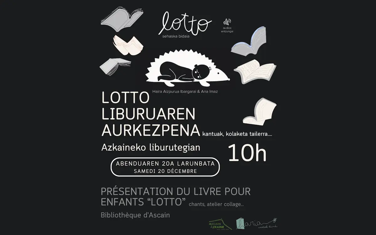 Présentation du livre Lotto, sehaska bidaia