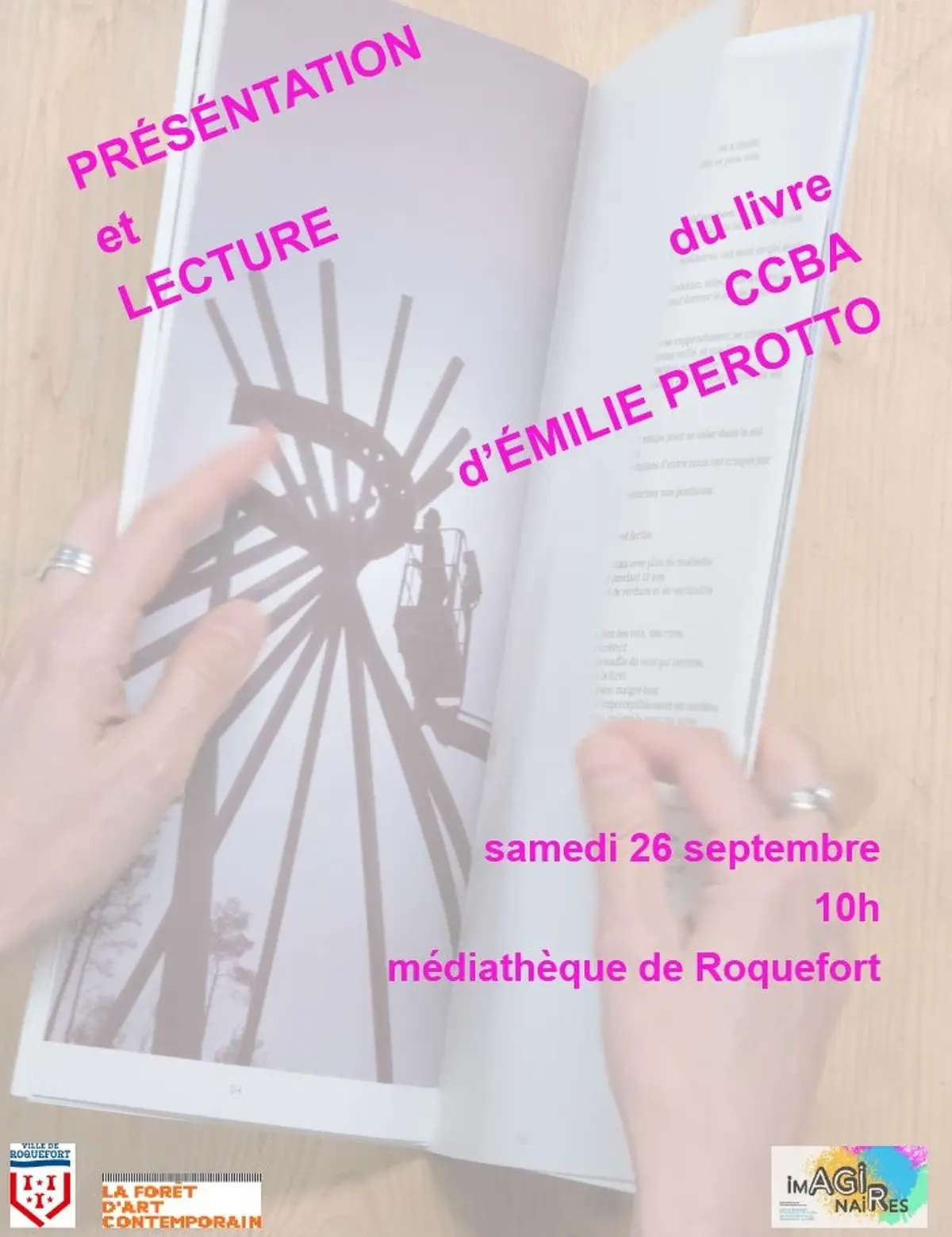 Présentation & Lecture du livre CCBA d'Émilie PEROTTO