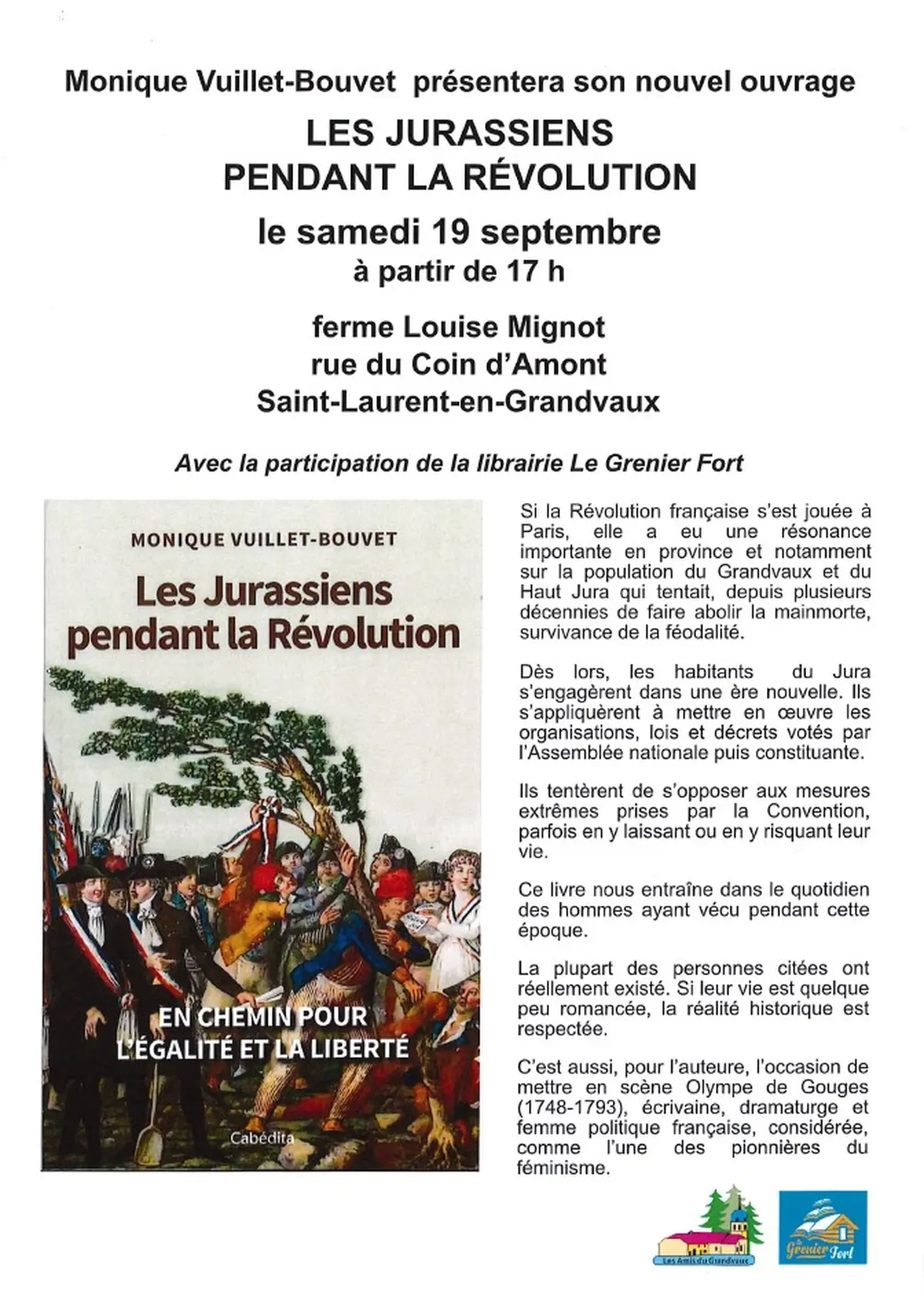 Présentation : Les Jurassiens pendant la Révolution.