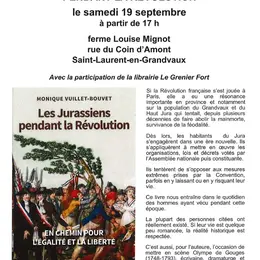 Présentation : Les Jurassiens pendant la Révolution.