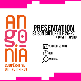 Présentation Saison Culturelle Angonia