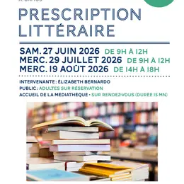 Presscription littéraire à la médiathèque Albert Camus
