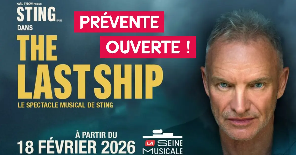 La prévente pour le spectacle de Sting est ouverte !