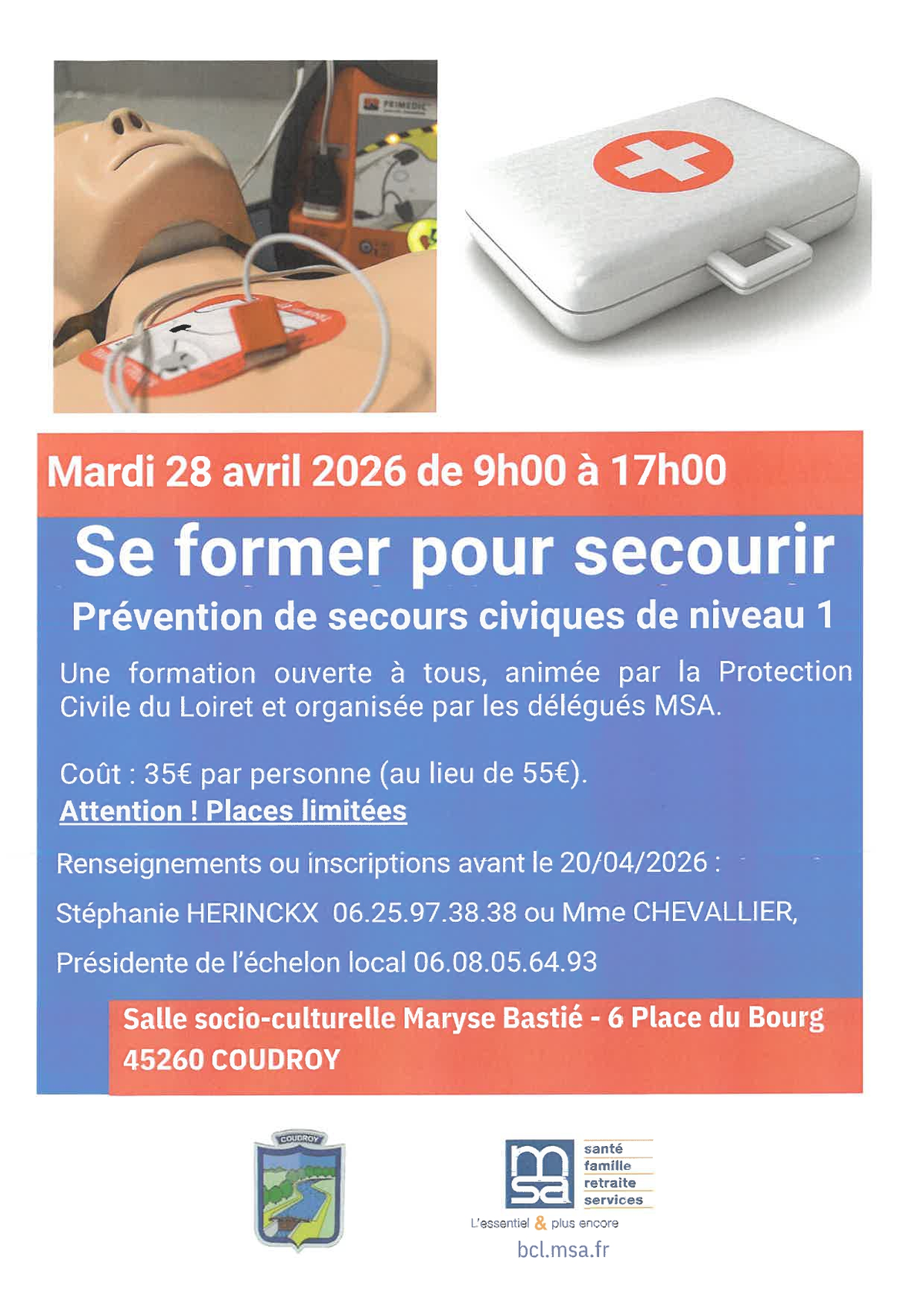 Prévention de Secours Civiques de niveau 1
