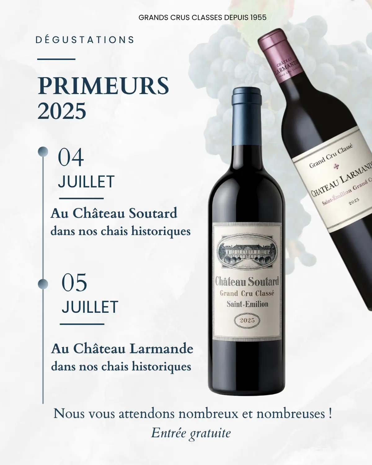 Primeurs 2025 au Château Larmande
