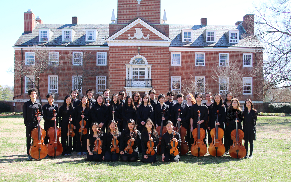 Princeton High School Orchestra à l'église de la Madeleine, avec la participation de l'UNESCO