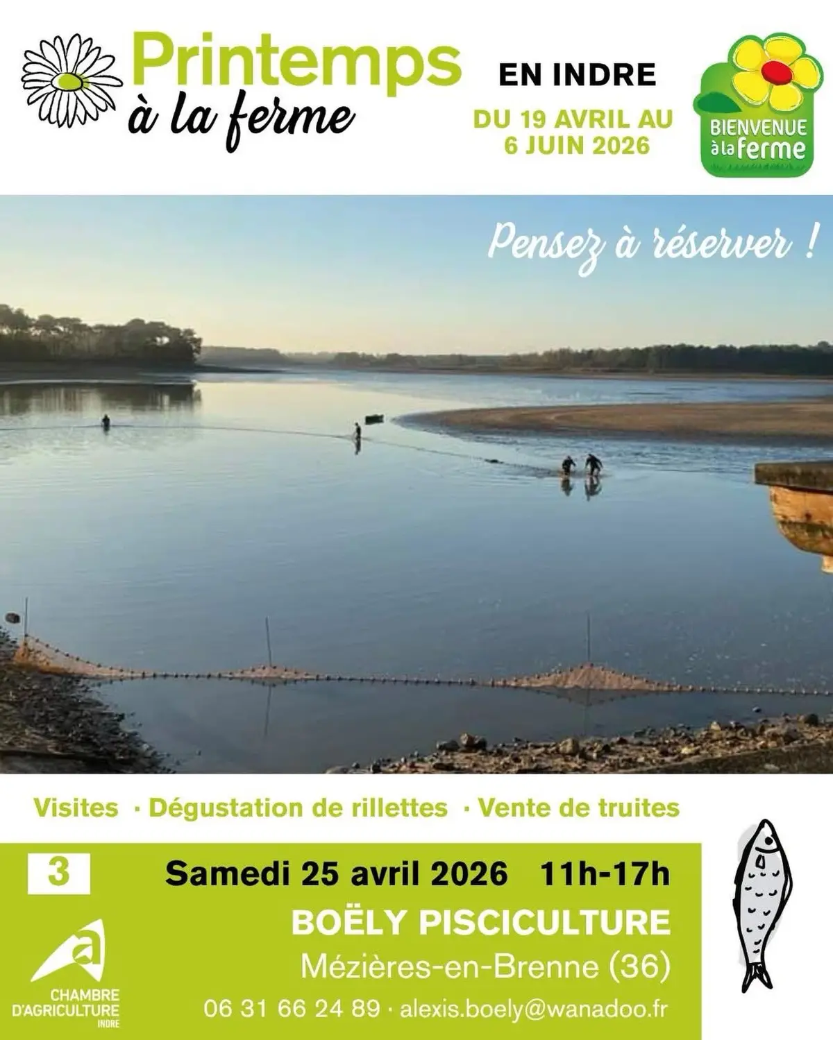 Printemps à la Ferme à la pisciculture