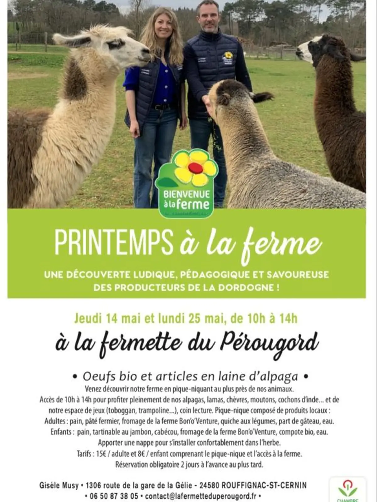 Printemps à la ferme - La Fermette du Pérougord