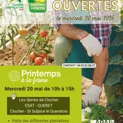 Printemps à la Ferme : Portes ouvertes des Serres duClocher