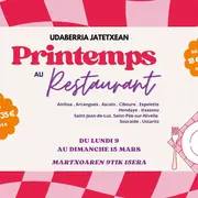 Printemps au restaurant