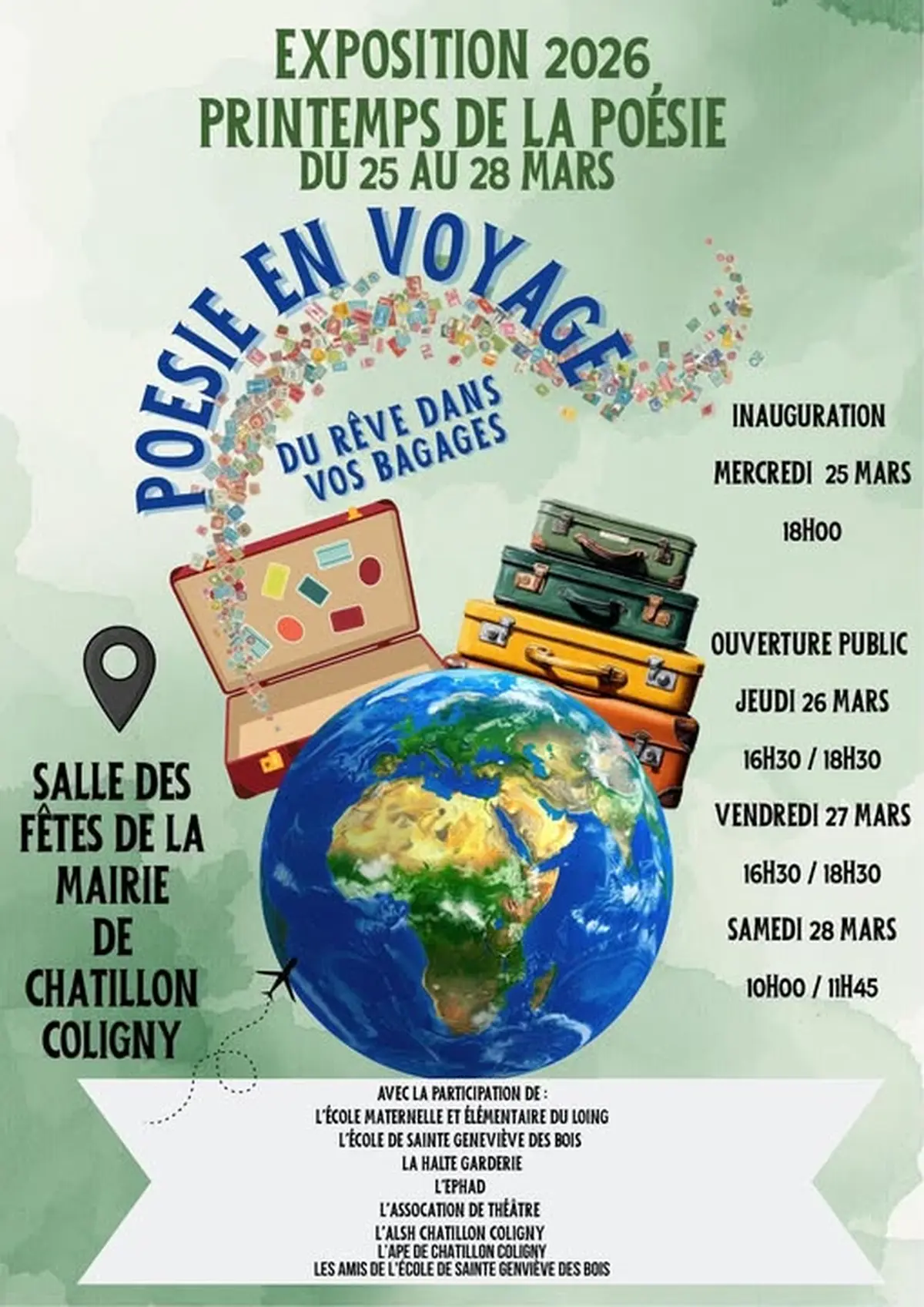 Printemps de la poésie Poésie en voyages