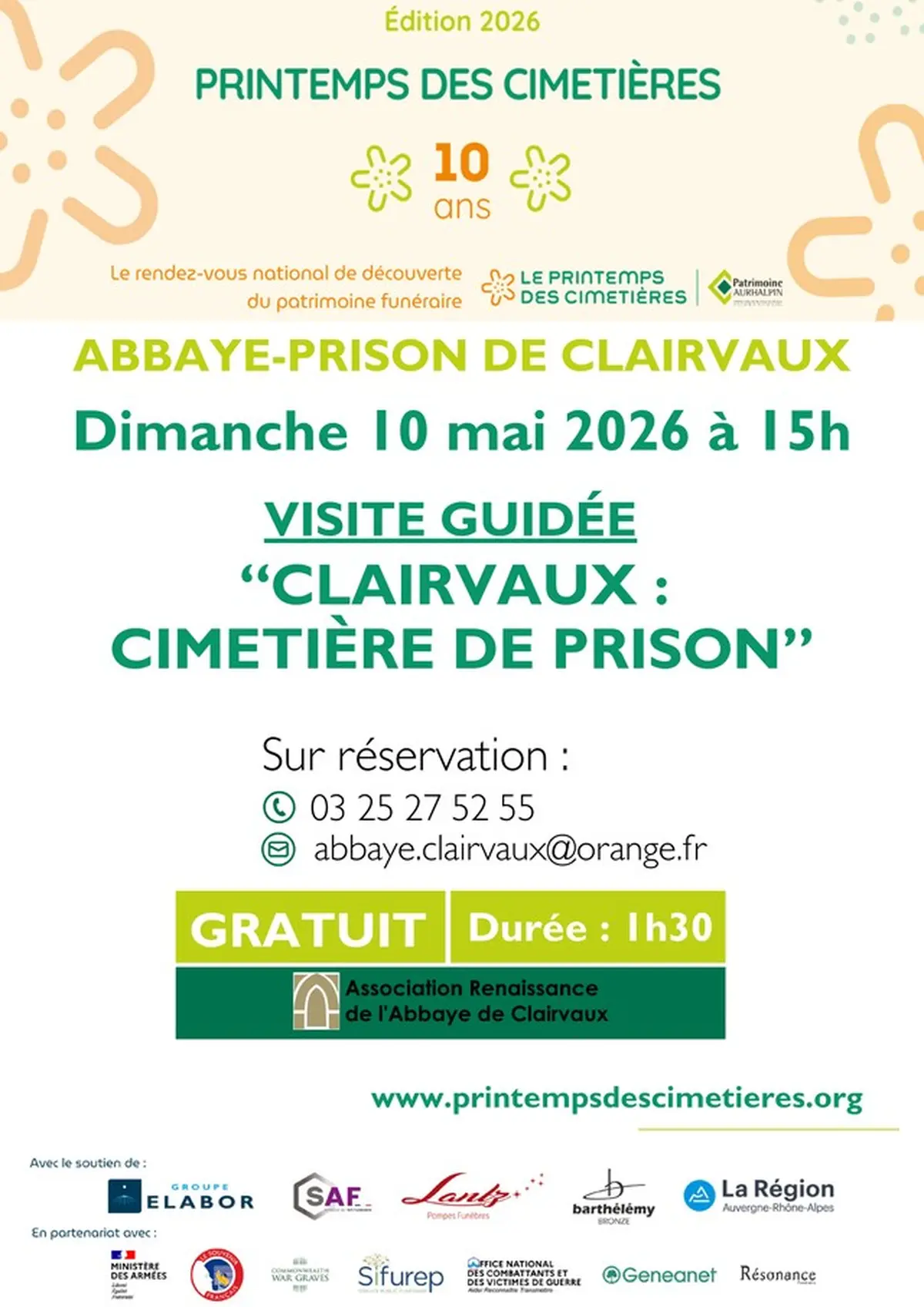 Printemps des cimetières