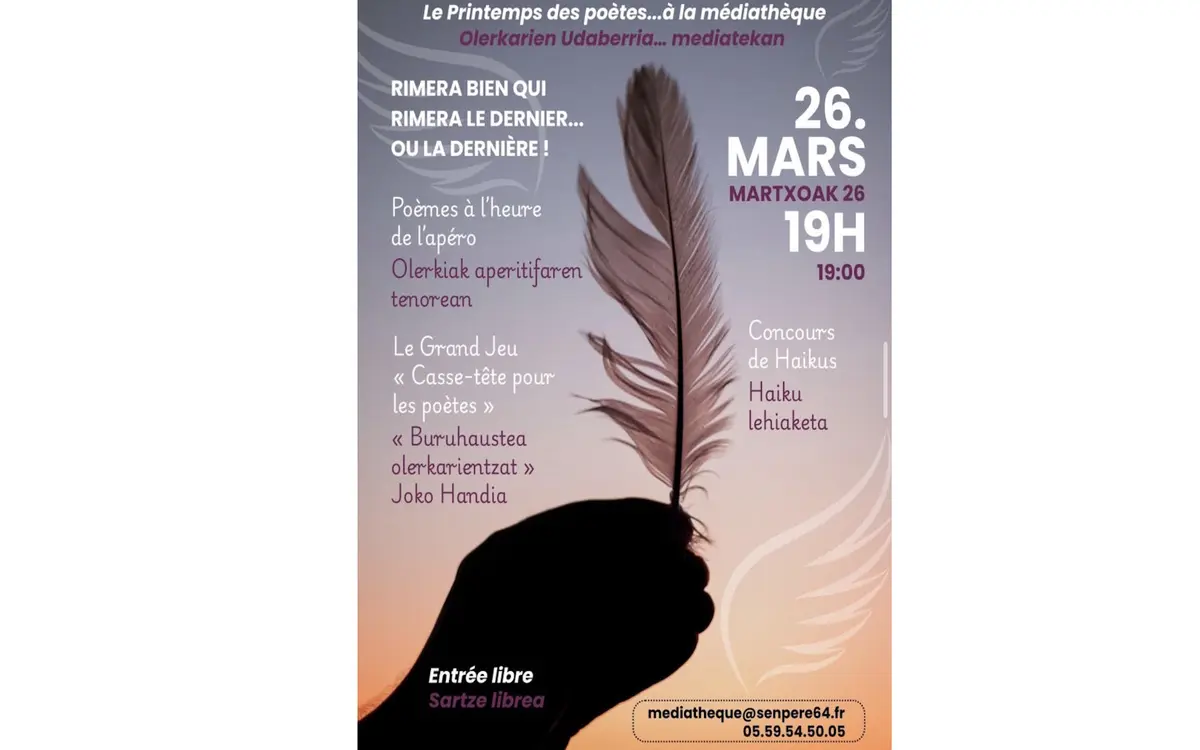 Printemps des poètes à la médiathèque : rimera bien qui rimera le dernier... ou la dernière