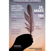 Printemps des poètes à la médiathèque : rimera bien qui rimera le dernier... ou la dernière