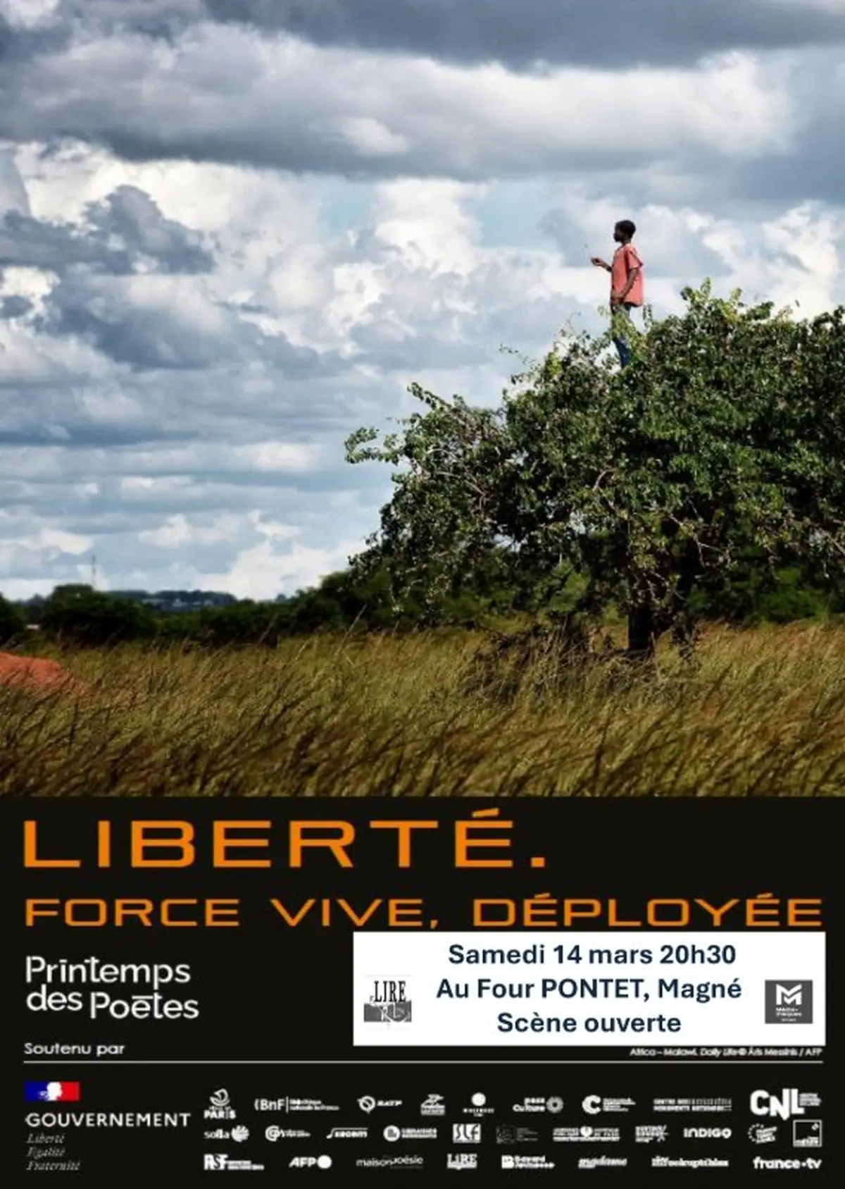 Printemps des poètes à Magné