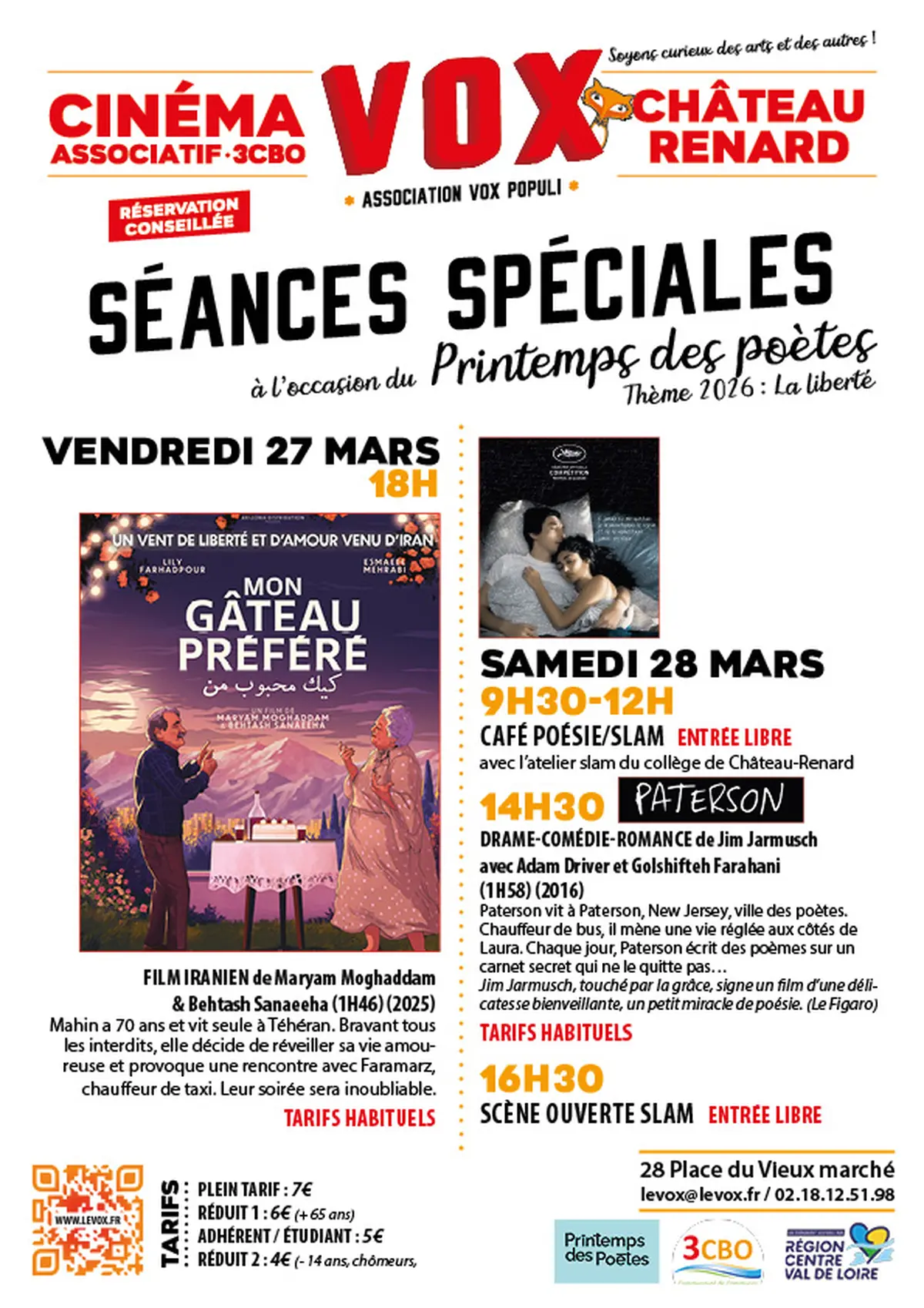 Printemps des poètes au Vox : la liberté