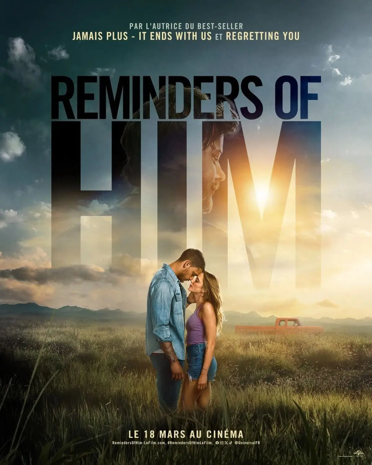 Reminders Of Him - L'adapatation du roman ph&eacute;nom&egrave;ne de Colleen Hoover - Sortie au cin&eacute;ma le 18 mars 2026