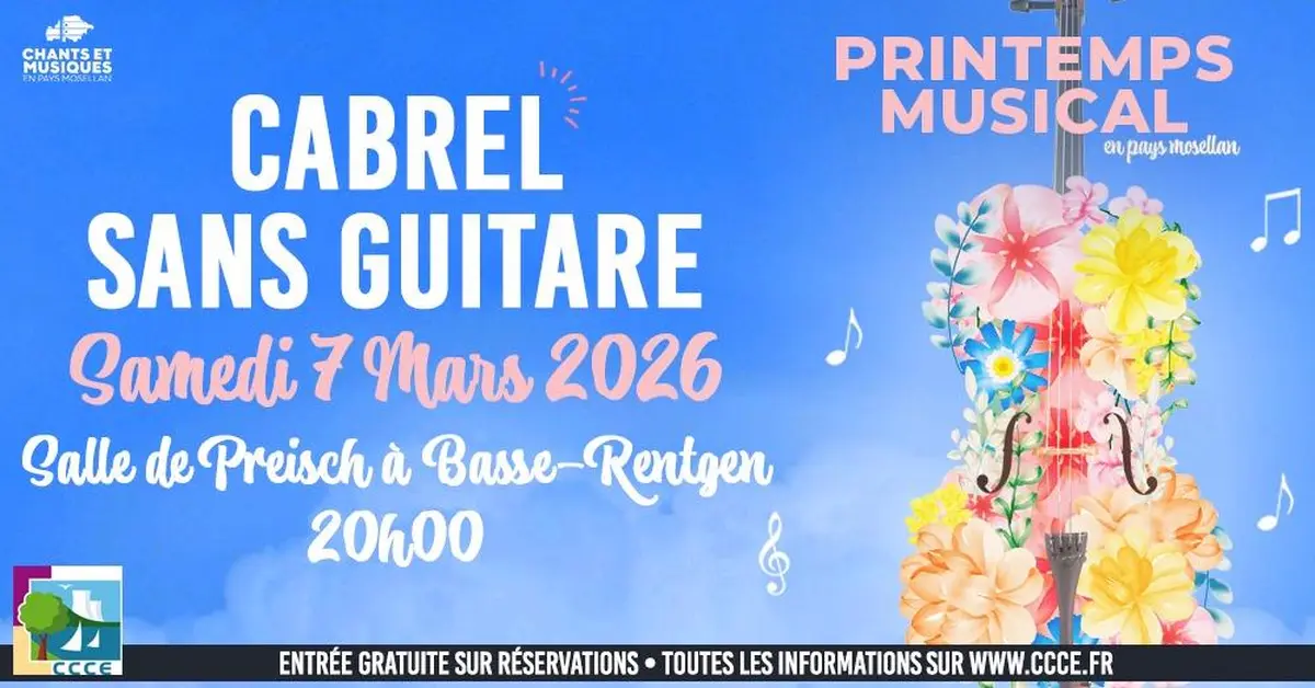 Printemps Musical : Mon Cabrel sans guitare - Bastien Lucas
