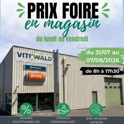 Prix Foire chez VITI'WALD