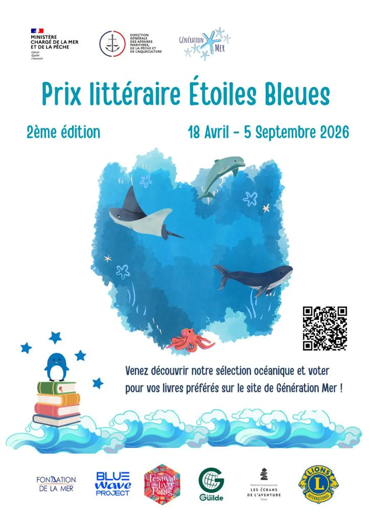 Prix Littéraire Étoiles Bleues : la littérature maritime à l'honneur pour sa 2e édition