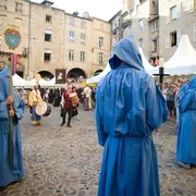 Procession des Pénitents Noirs et Bleus à Villefranche-de-Rouergue