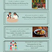 Programmation animations juillet et août 2025