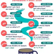 Programmation D'Avril Du Café Assiociatif De Montesquieu-Volvestre