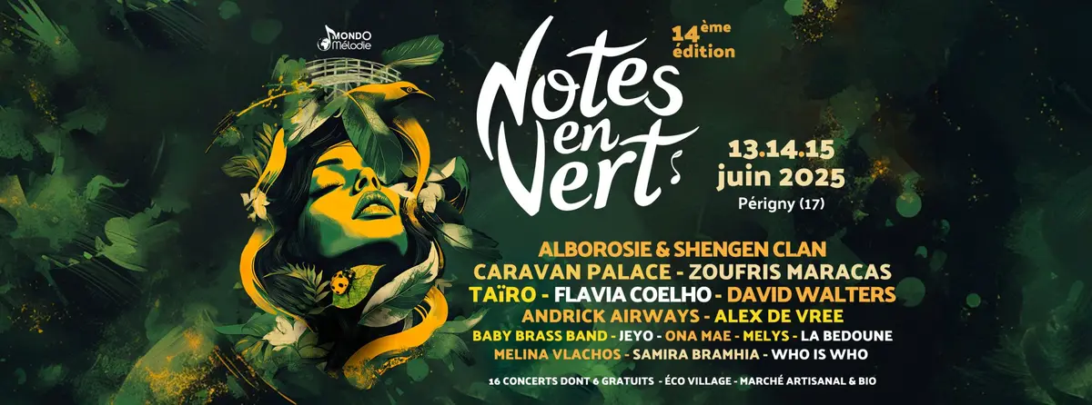 La programmation du Festival Notes en Vert 2025