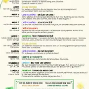 Programmationd du mois à la Secousse