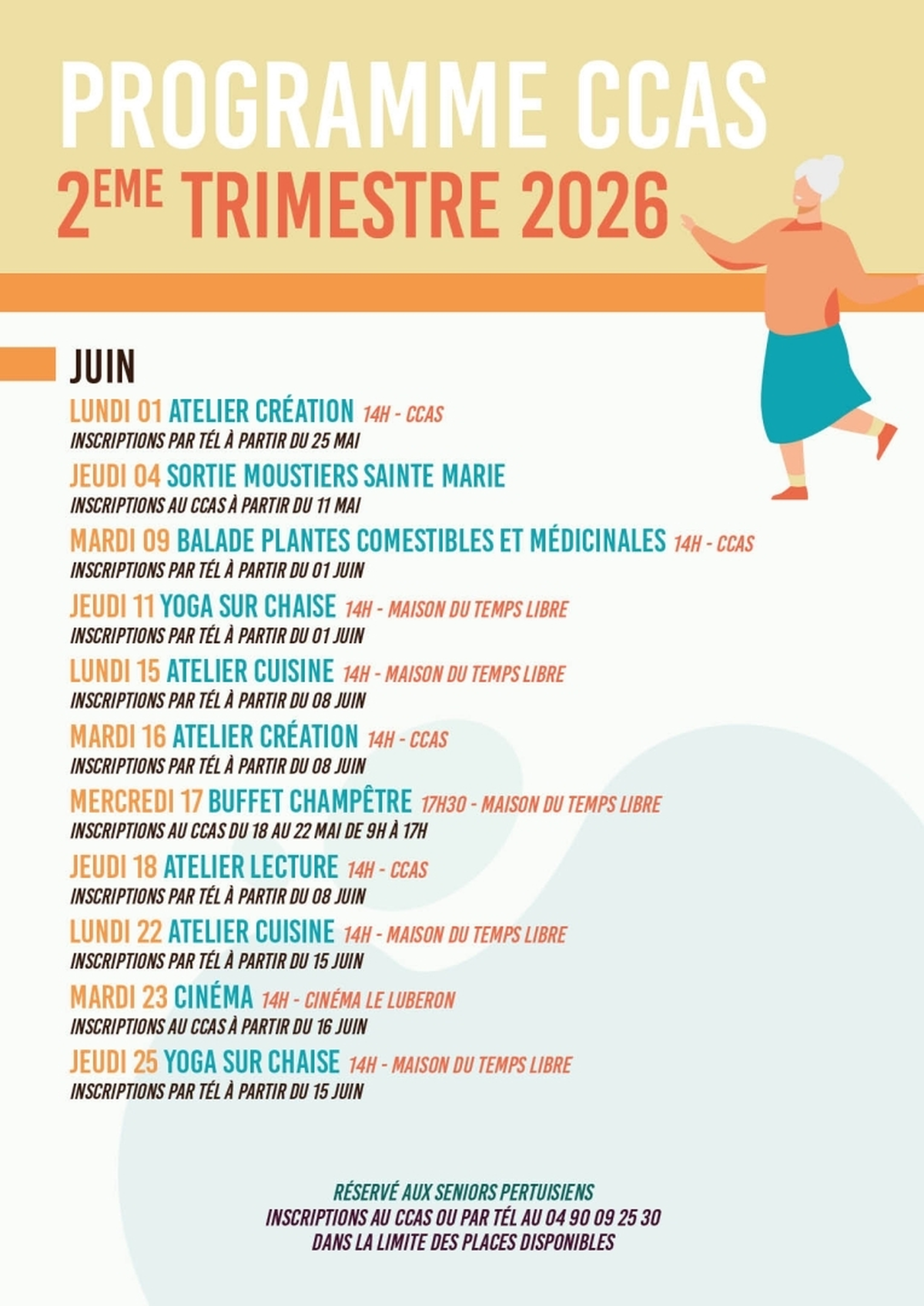 Programme CCAS 2eme trimestre