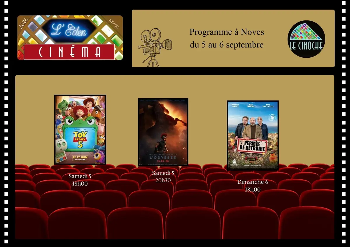 Programme Cinéma de L'Eden