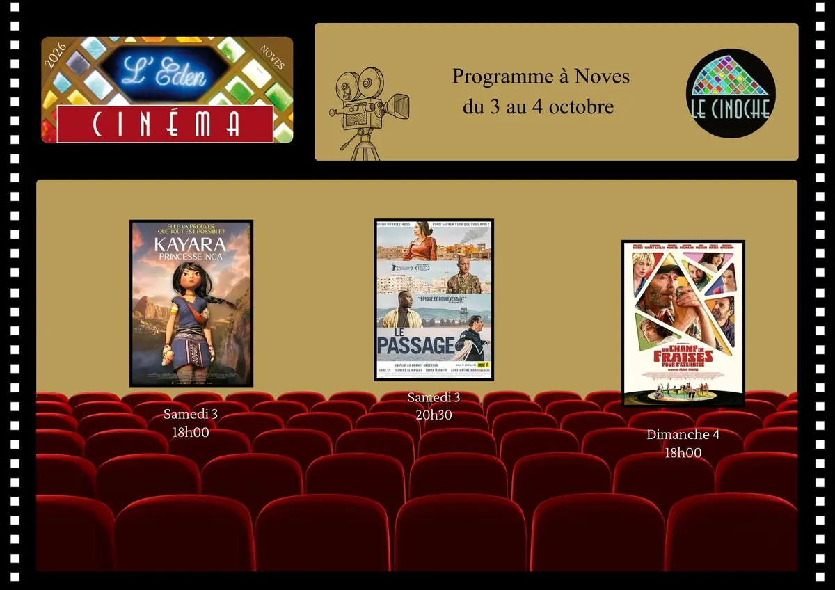 Programme Cinéma de L'Eden