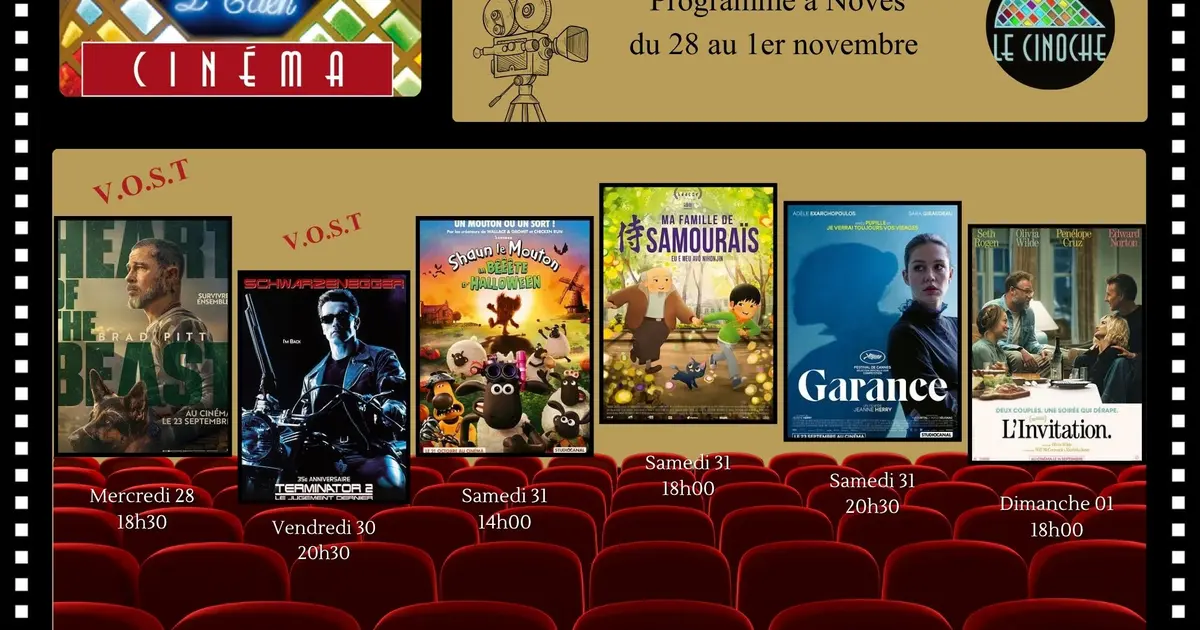 Programme Cinéma de L'Eden