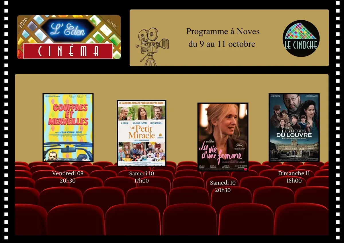 Programme Cinéma de L'Eden