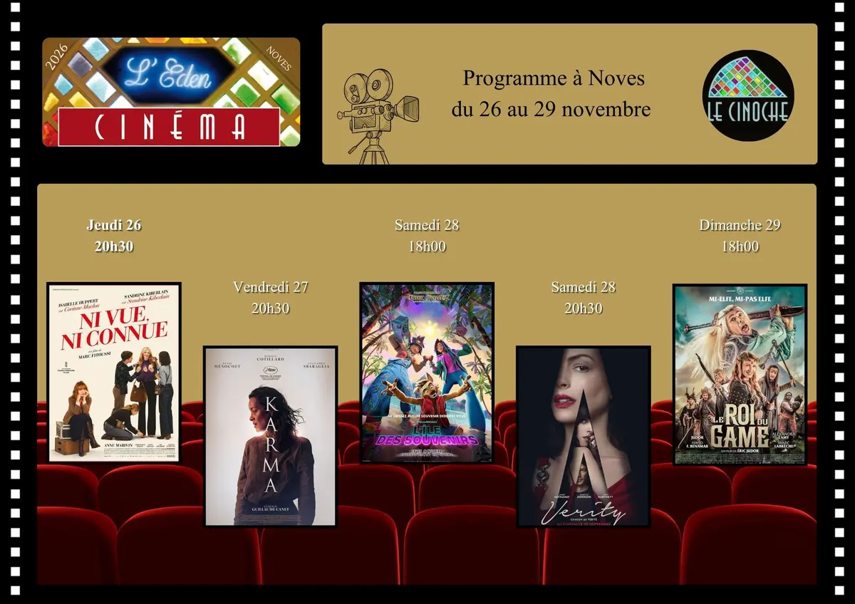 Programme Cinéma de L'Eden