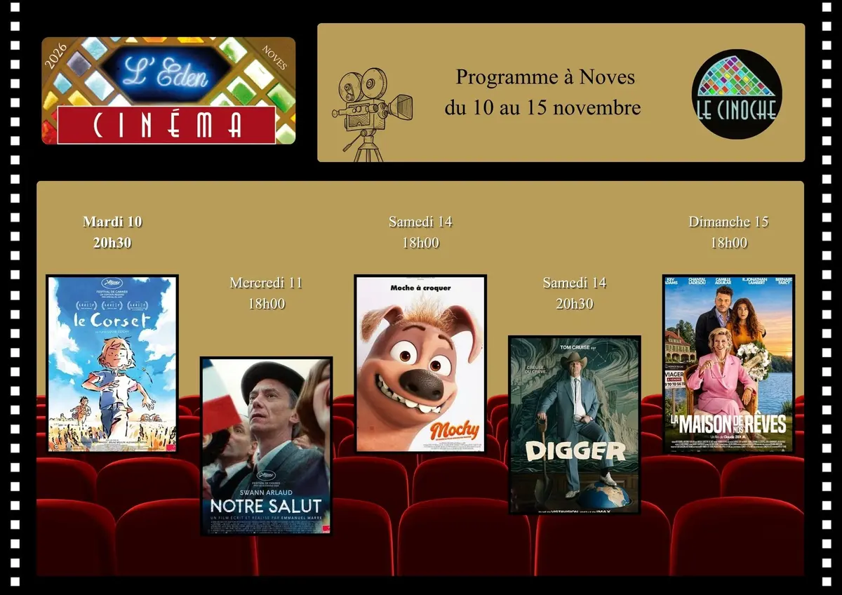 Programme Cinéma de L'Eden