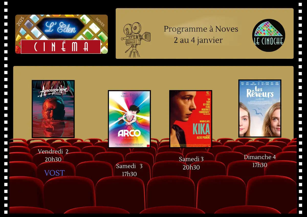 Programme Cinéma de L'Eden