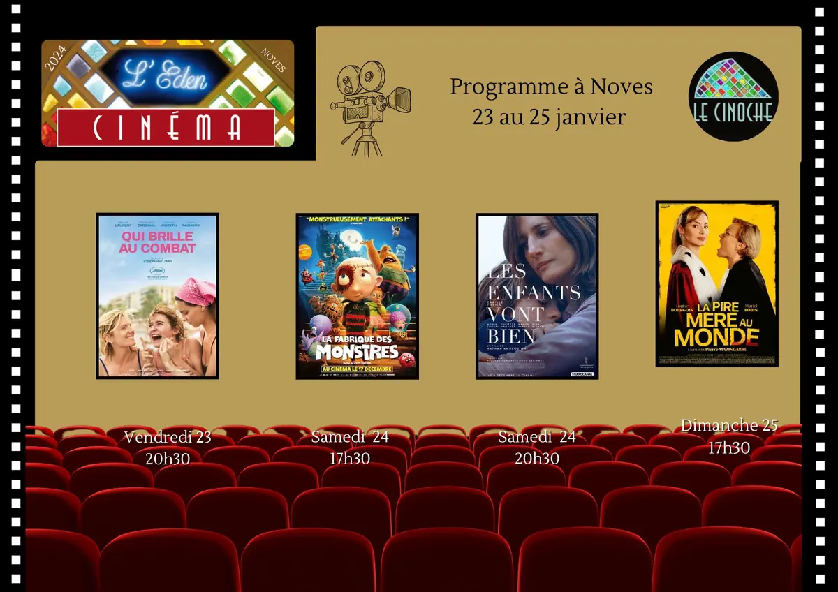 Programme Cinéma de L'Eden